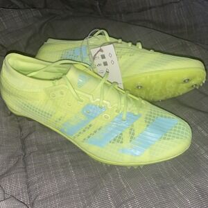 Adidas Adizero Ambition W track field shoes cleats womens 10 neon yellow NEW